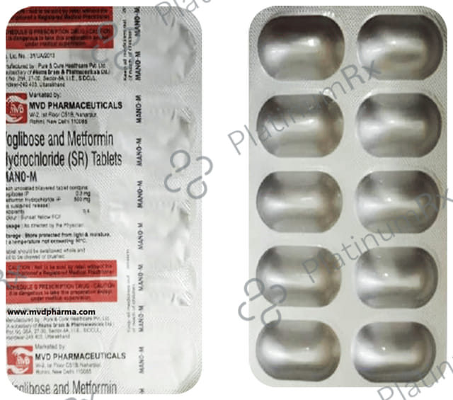 Mano M 500mg/0.3mg Tablet SR