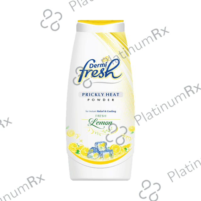 Dermifresh Prickly Fresh Lemon Flavour Heat Powder 150gm