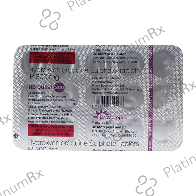 Hd Quest 300mg Tablet 15s
