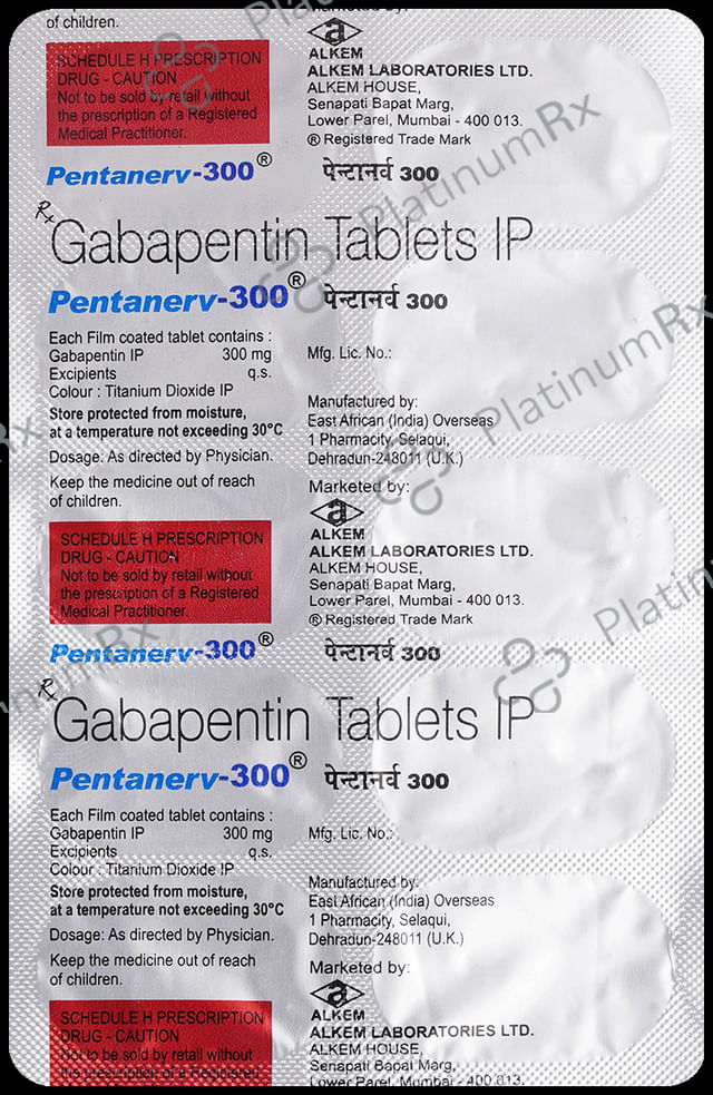 Pentanerv 300mg Tablet 10s