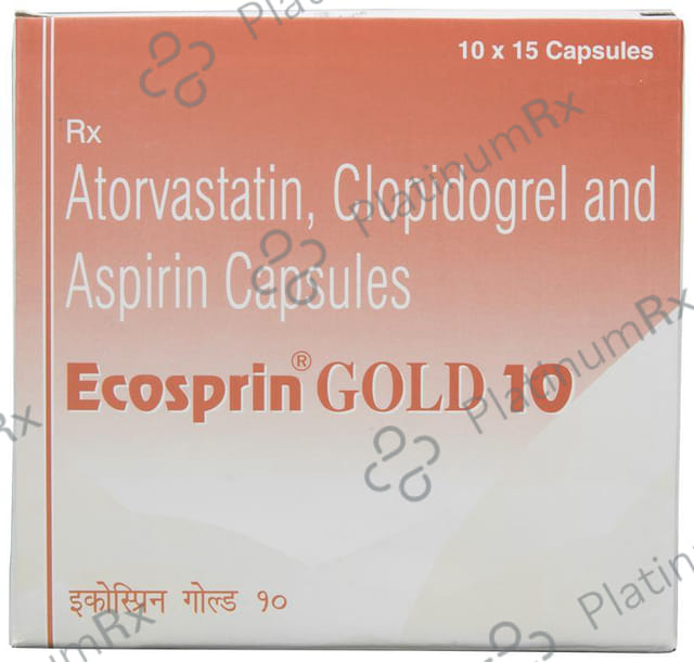Ecosprin Gold 75/10/75mg Capsule 15s
