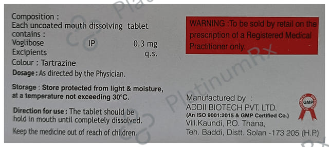 Voglihal MD 0.3 Tablet 10s