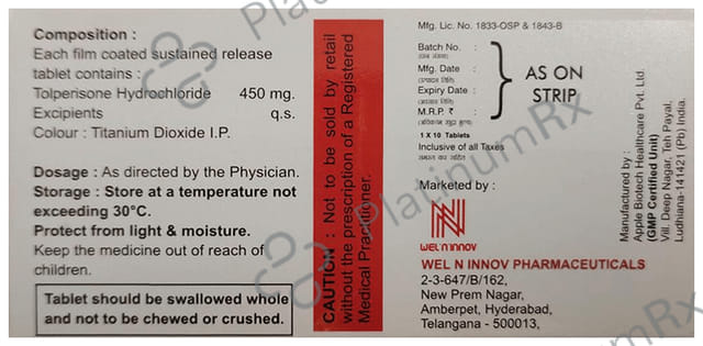 Tolmotus 450 SR Tablet