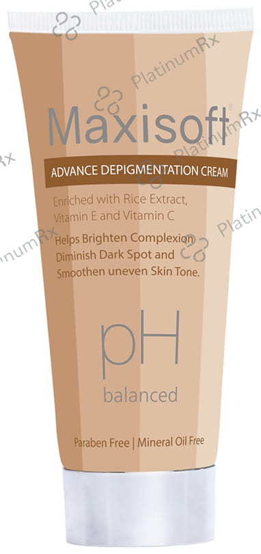 Maxisoft PH Balanced Advance Depigmentation Cream (50gm Each) 1 Tube