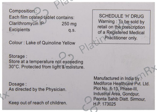 Clarinova 250 Tablet 6 Tablet