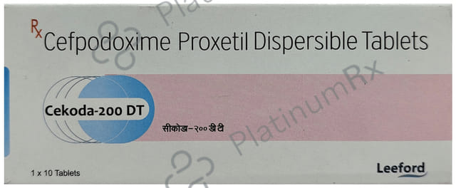 Cekoda 200mg Tablet DT 10s