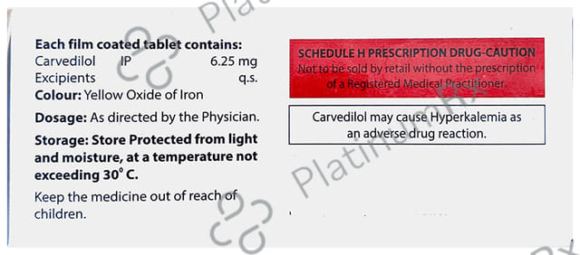 Carvilive 6.25mg Tablet 10s