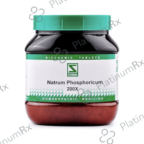 Dr Willmar Schwabe India Natrum Phosphoricum Biochemic Tablet 200X 550 gm
