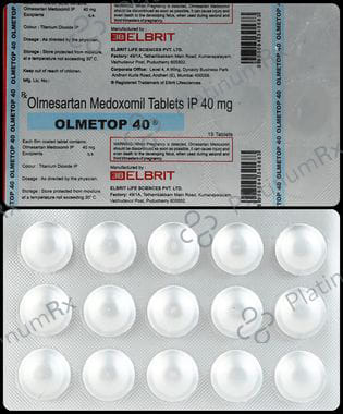 Olmetop 40mg Tablet 15s