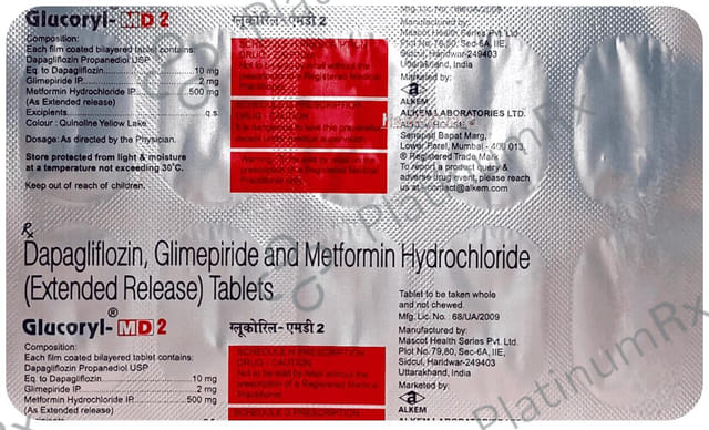 Glucoryl Md2 Tablet 10s