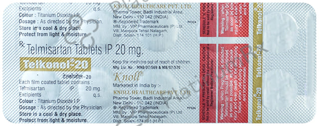 Telkonol 20 Tablet