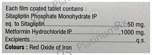Xigtin 50mg/1000mg Tablet