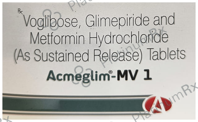 Acmeglim MV 1/0.2mg Tablet SR 10s