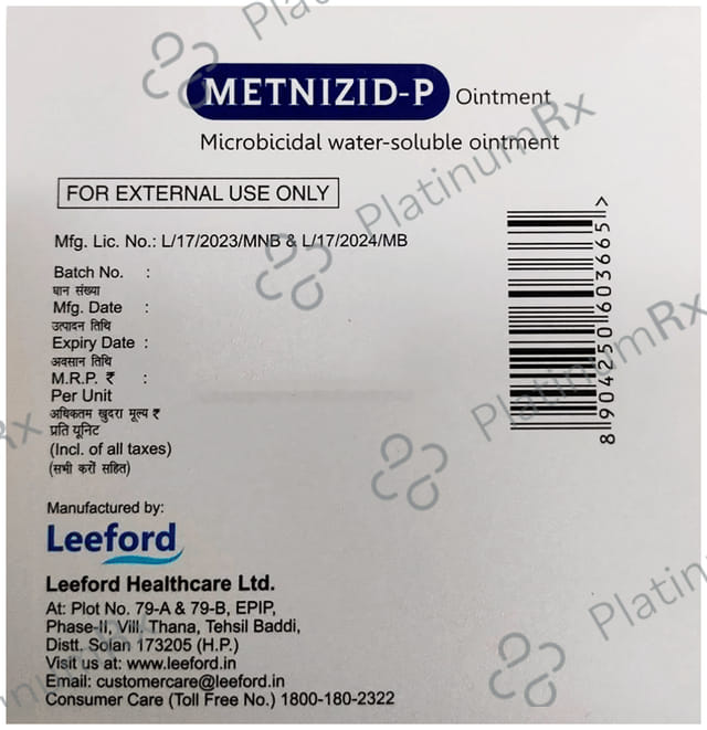 Metnizid P ointment 15gm
