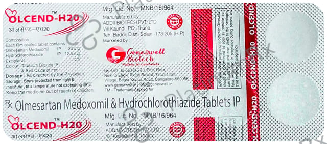 Olcend H 20/12.5mg Tablet 10s