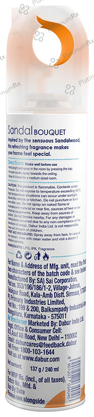 Odonil Room Spray Sandal Bouquet 240 ml