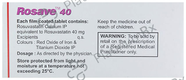 Rosave 40mg Tablet 10s