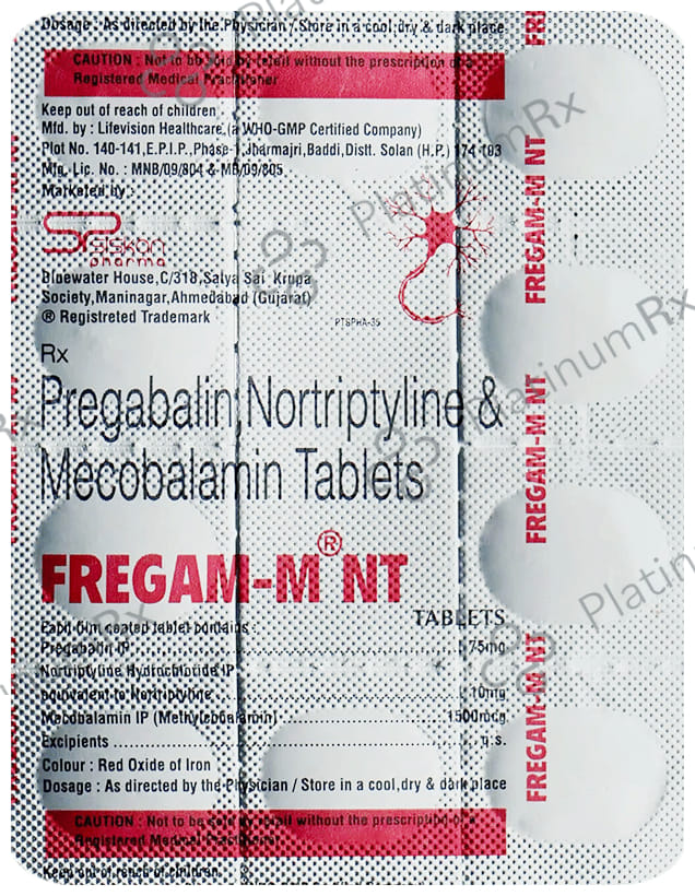 Fregam Mnt 75/10mg/1500mcg Tablet 10s