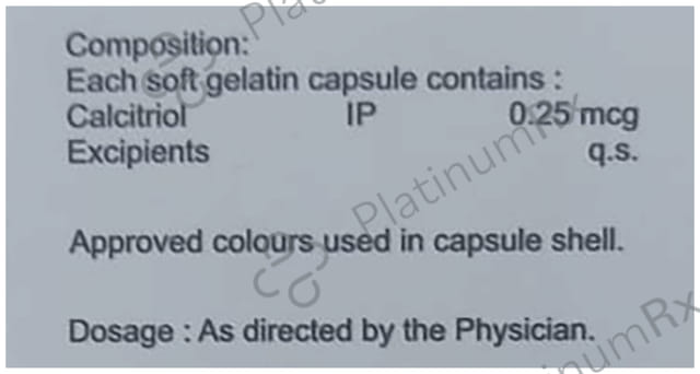Calcilol 0.25mg Softgel Capsule 10s