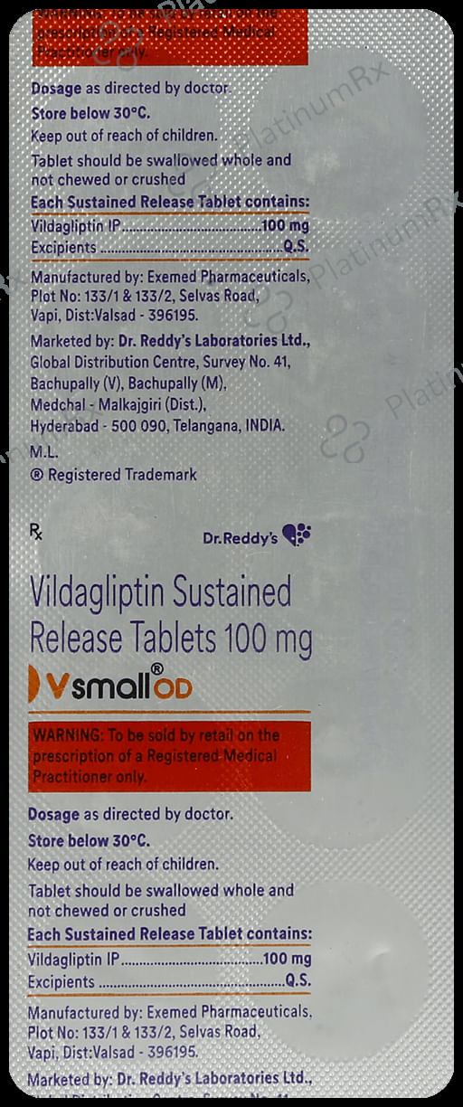 Vsmall OD 100mg Tablet SR