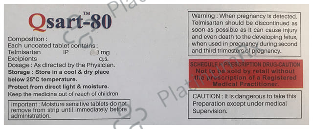 Qsart 80mg Tablet 10s
