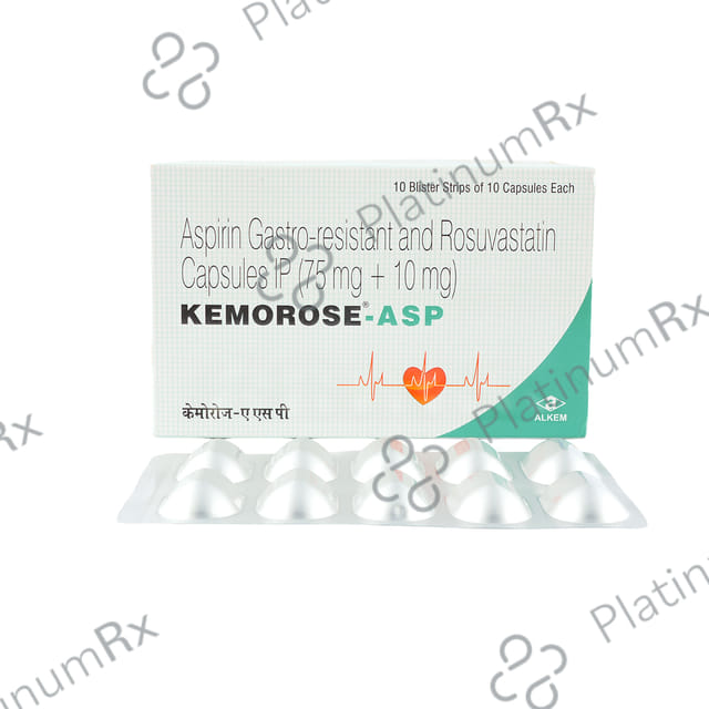 Kemorose ASP 10/75mg Capsule 10s