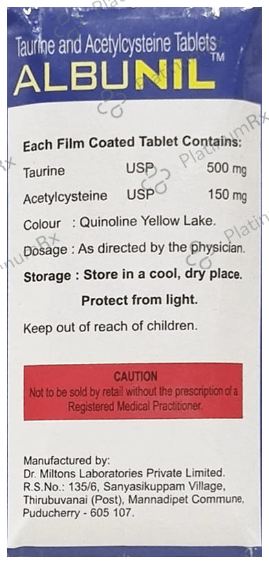 Albunil 150/500mg Tablet 10s