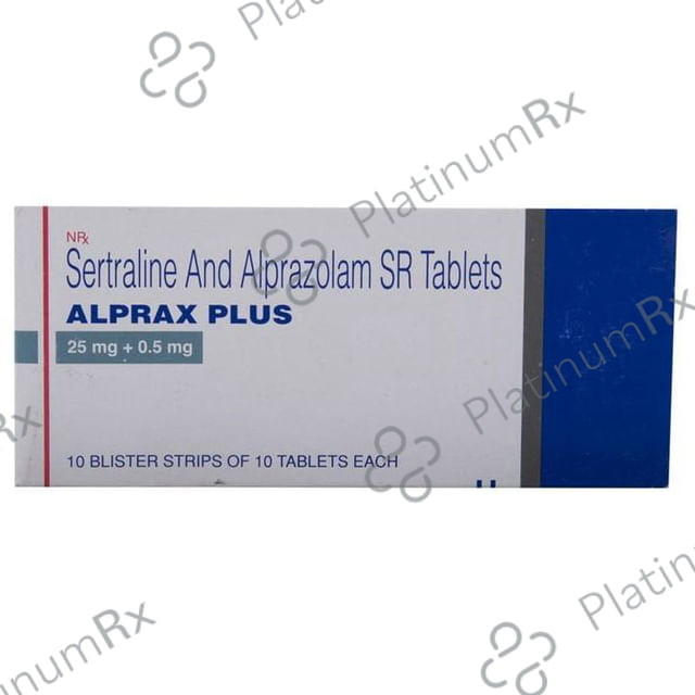 Alprax Plus 0.5/25mg Tablet SR 10s