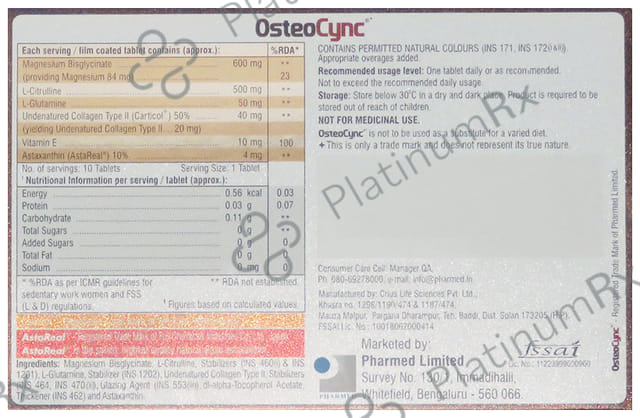Osteocync Tablet 10s