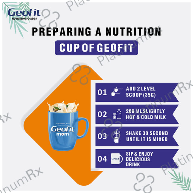 Geofit Mom Powder for Pregnant Women Vanilla