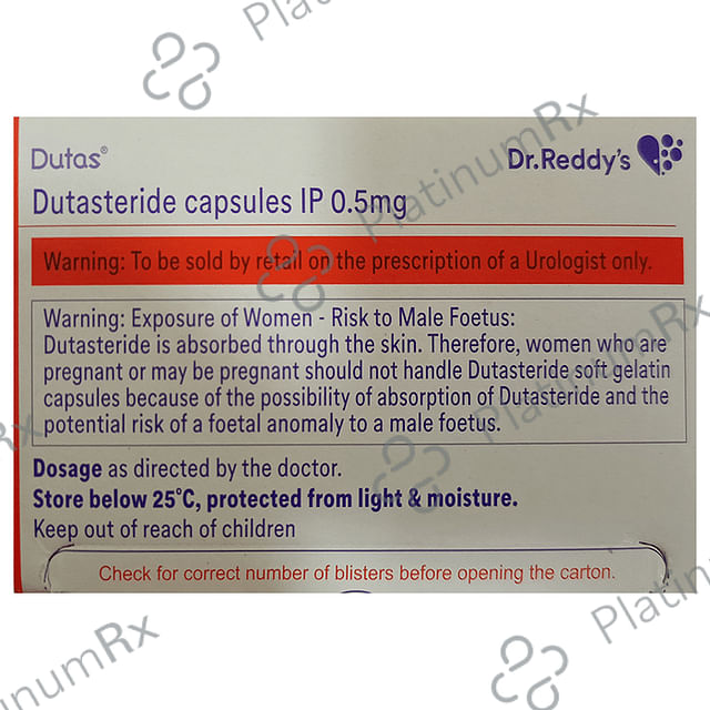 Dutas 0.5mg Capsule 30s