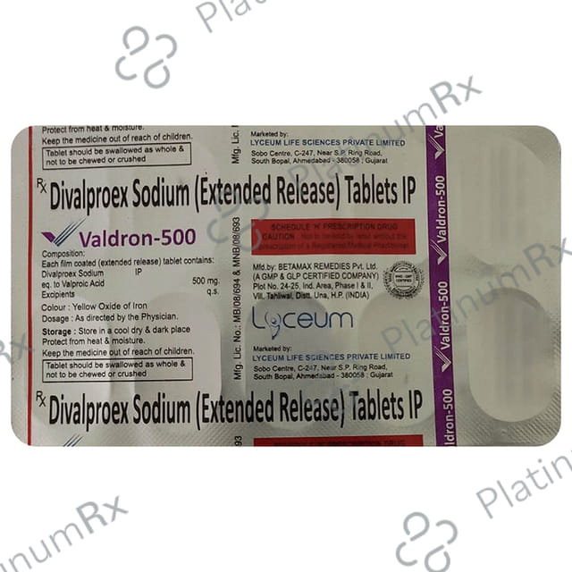 Valdron 500 Tablet ER