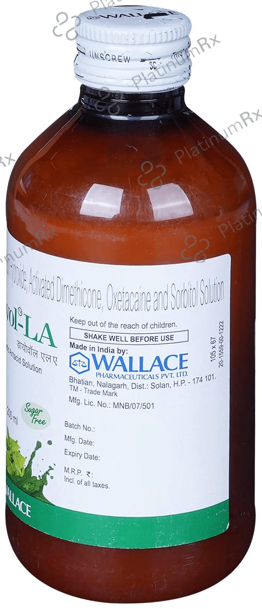 Diovol LA Suspension Mint Sugar Free 200ml