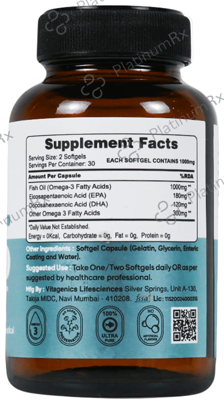 StemRx Omega 3 Softgel 60s