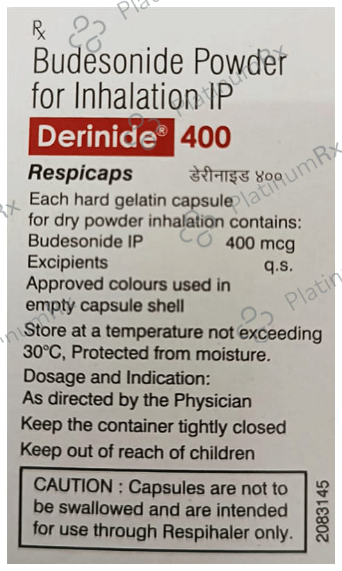 Derinide 400mcg Rotacap 30s