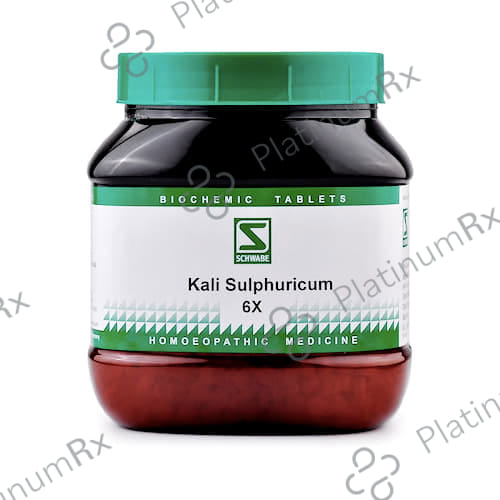 Dr Willmar Schwabe India Kali Sulphuricum Biochemic Tablet 6X 550 gm