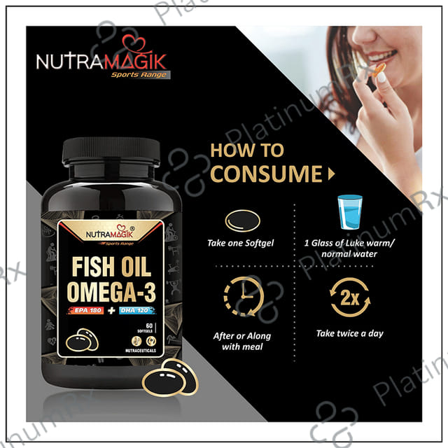 Nutramagik Fish Oil Omega 3 Softgel Capsule 60s