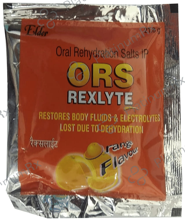 Rexlyte ORS Orange Flavour Powder 1s