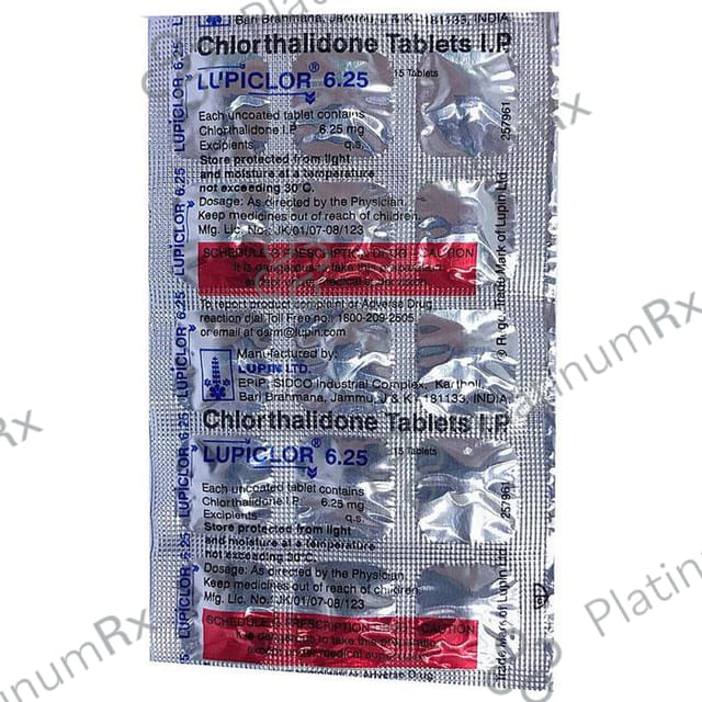 Lupiclor 6.25mg Tablet 15s