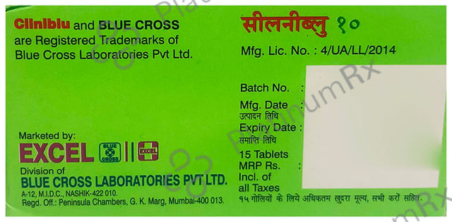 Cilniblu 10mg Tablet 15s