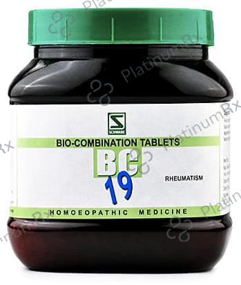 Dr Willmar Schwabe India Bio-Combination 19 (BC 19) Tablet 550 gm