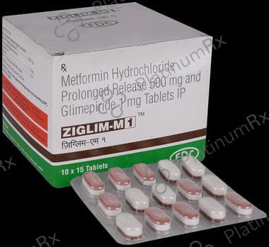 Ziglim M1 1/500mg Tablet PR 15s