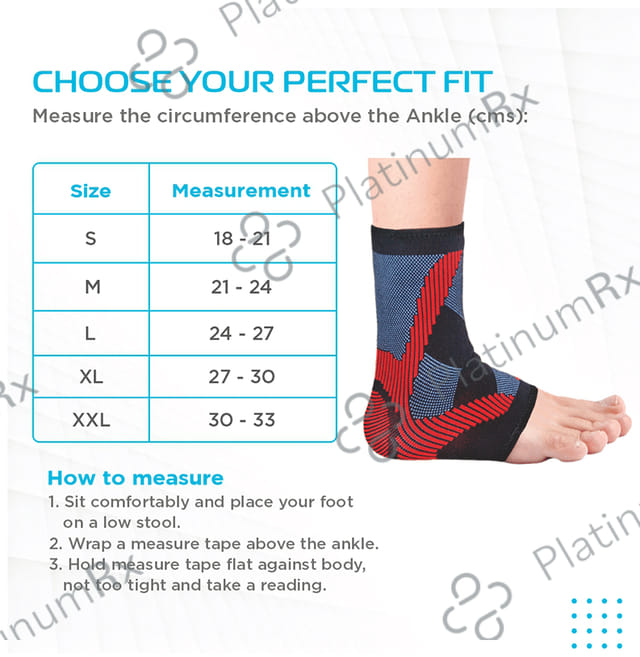 Vissco 2710 Pro 3D Ankle Support with Gel Padding XL