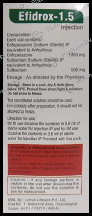Efidrox 1.5 Injection