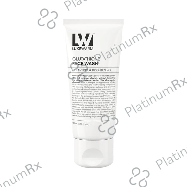 Lukewarm Glutathione Face Wash