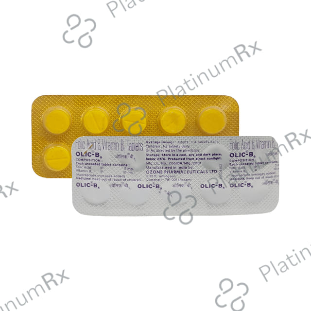 Olic B6 5000mcg/10mg Tablet 10s
