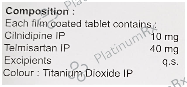 Cinod T 10/40mg Tablet 20s