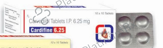 Cardifine 6.25mg Tablet 10s