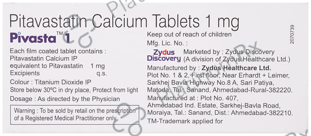 Pivasta 1mg Tablet 10s