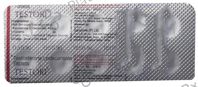 Testoki 40mg Tablet 10s